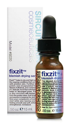 Fixzit + Blemish Drying Serum .50 oz. l 15 ml.